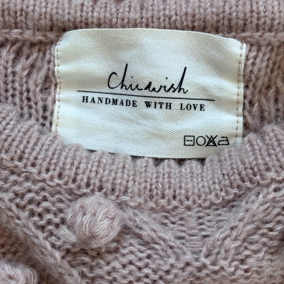 Zimmerman Inspired Bauble Sweater in Soft Pink by Chic Wish- Small - Picture 2 of 4